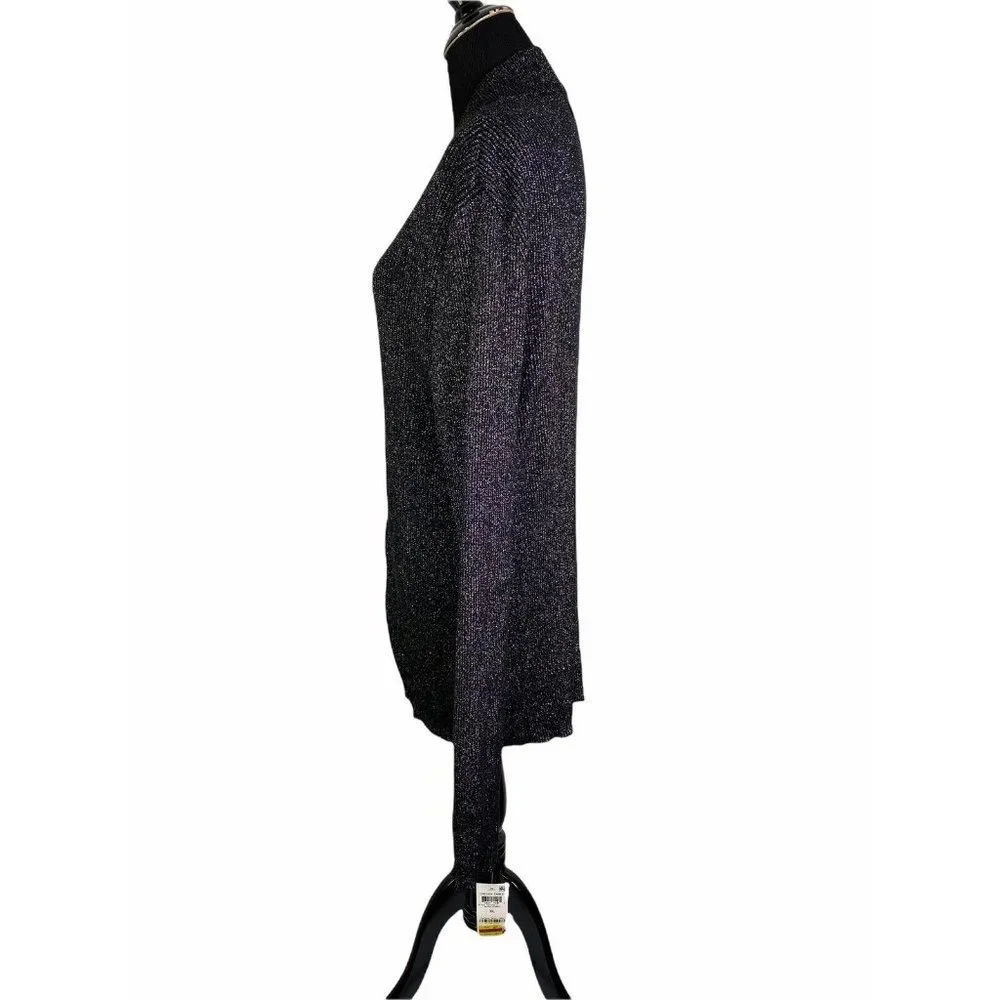 INC International Concepts‎ Men's Metallic Ribbed-Knit Full Silver Combo XL